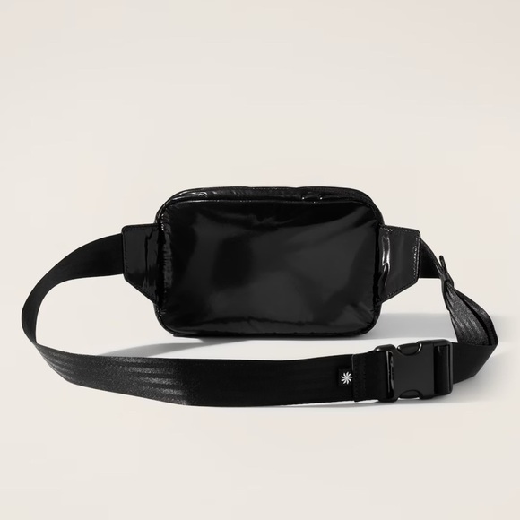 Athleta All About Shine Puff Large Belt Bag, Black - Picture 5 of 5